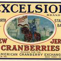 Excelsior Cranberry Label