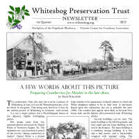 The Whitesbog Preservation Trust Newsletter