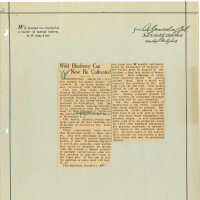 Newspaper Clipping