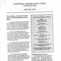 The Whitesbog Preservation Trust Newsletter