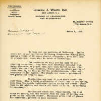 A Series of Letters from J.J. White Inc.