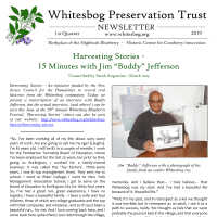 The Whitesbog Preservation Trust Newsletter