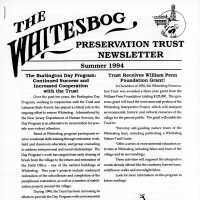 The Whitesbog Preservation Trust Newsletter