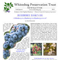 The Whitesbog Preservation Trust Newsletter