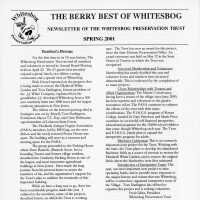 The Whitesbog Preservation Trust Newsletter - The Berry Best of Whitesbog