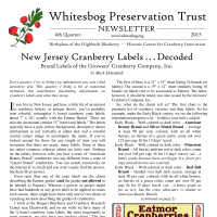 The Whitesbog Preservation Trust Newsletter