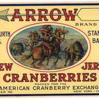 Arrow Cranberries Label