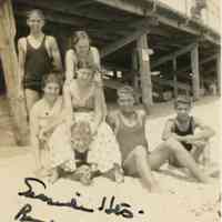 Haines boys and others at Seaside Heights
