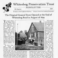 The Whitesbog Preservation Trust Newsletter