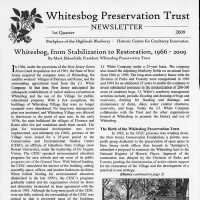 The Whitesbog Preservation Trust Newsletter