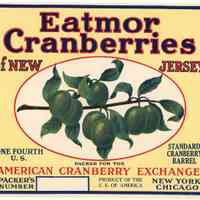 Olive Eatmor Cranberries Label