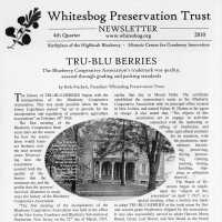 The Whitesbog Preservation Trust Newsletter