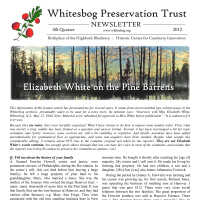 The Whitesbog Preservation Trust Newsletter