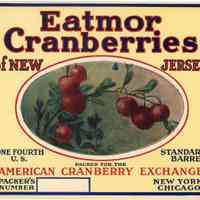 Fenwick Eatmor Cranberries Label