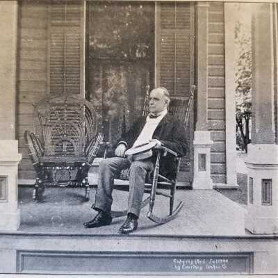 Late President McKinley on the Famous Front Porch, Canton, Ohio