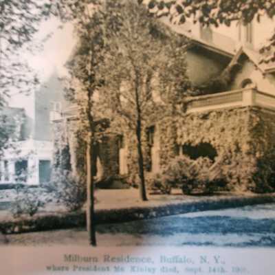 Milburn Residence, Delaware Avenue, Buffalo, NY, Where President McKinley died September 14th, 1901.