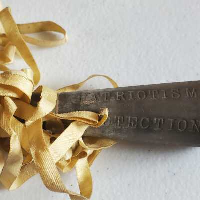 Rare 1896 Campaign Horn