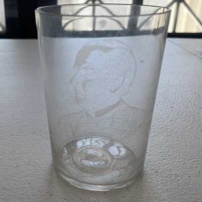 McKinley Glass with Signature