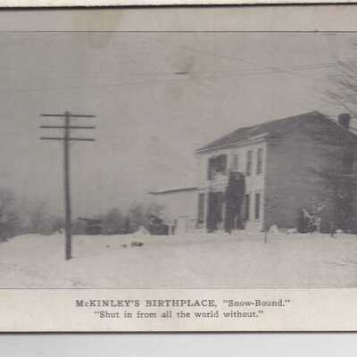 McKinley's Birthplace, "Snow-bound"