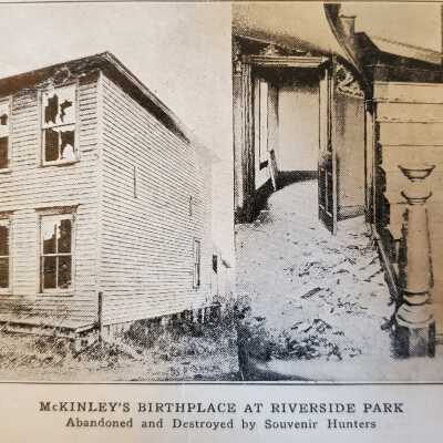 McKinley Birthplace at Riverside Park.