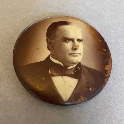 McKinley Sepia Campaign Pin