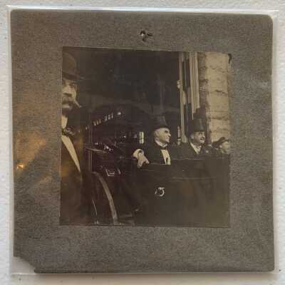McKinley Riding in a Carriage