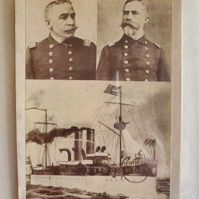 Spanish American War cardboard souvenir.
