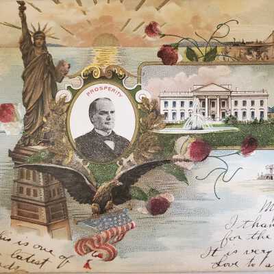 Prosperity McKinley Postcard