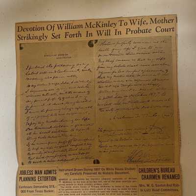 Devotion Of William McKinley