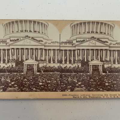 McKinley Delivering his Second Inaugural