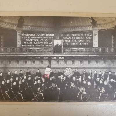 Grand Army of the Republic Band of Canton, Ohio Postcard
