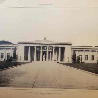 Print of the McKinley Birthplace Memorial