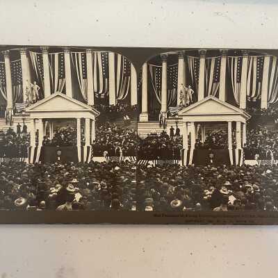 McKinley Delivering his Inaugural Address