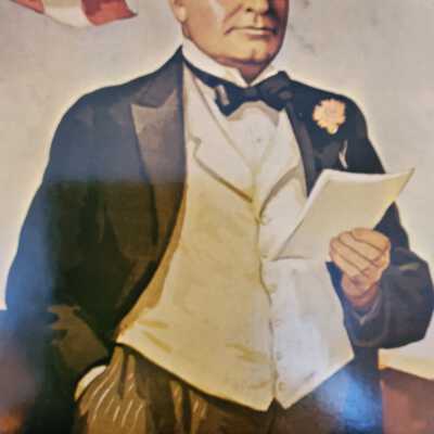 President McKinley Delivering a Speech at the Pan-American Exposition