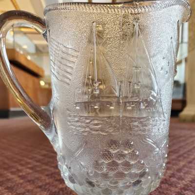 Glass pitcher
