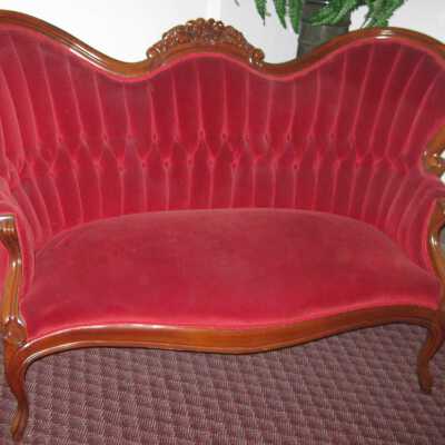 A Victorian Style Loveseat