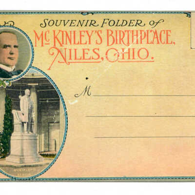 Photo of Souvenir Folder of McKinley's Birthplace