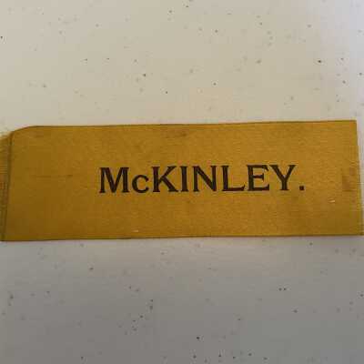 McKinley Yellow Campaign Ribbon
