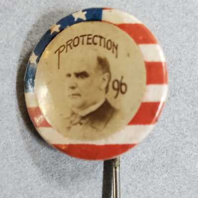 McKinley Flag Campaign Pin