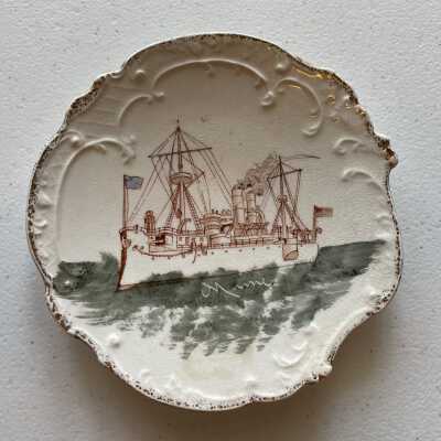 USS Maine Small Plate