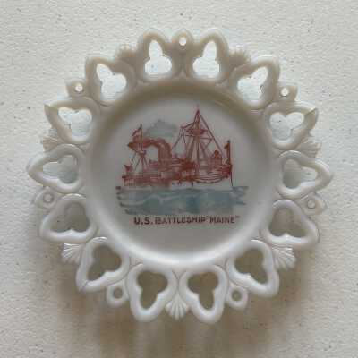 Battleship Maine plate.