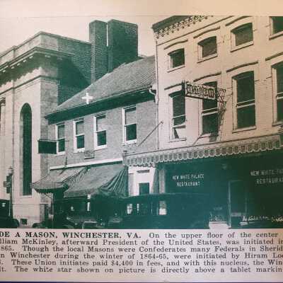 McKinley Made a Mason- Winchester, VA