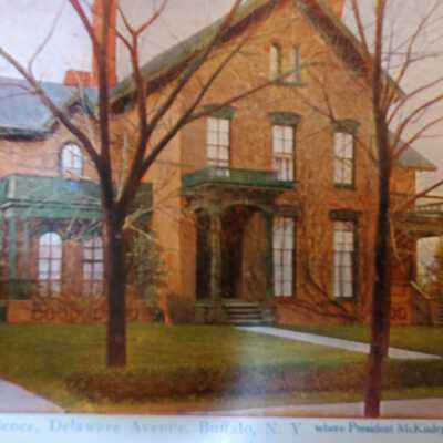 Milburn Residence, Delaware Avenue, Buffalo, NY, Where President McKinley died September 14th, 1901.