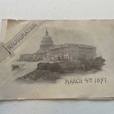 1897 Inauguration Program