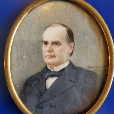 Oval Portrait William McKinley