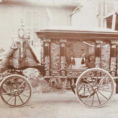 Photograph of McKinley funeral carriage