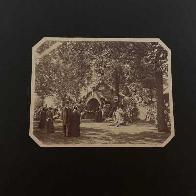 Mourners Near McKinley's Vault