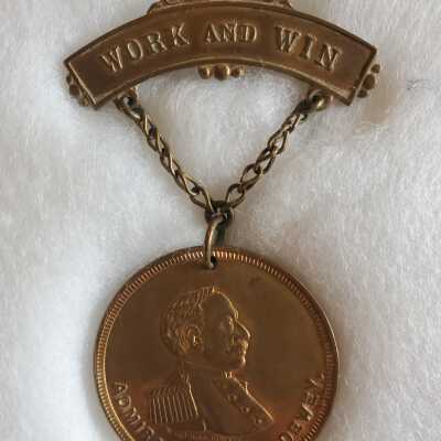 Work and Win Pin