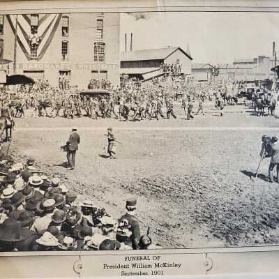 Photograph of President McKinley's funeral
