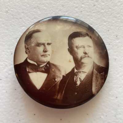 McKinley and Roosevelt Pin